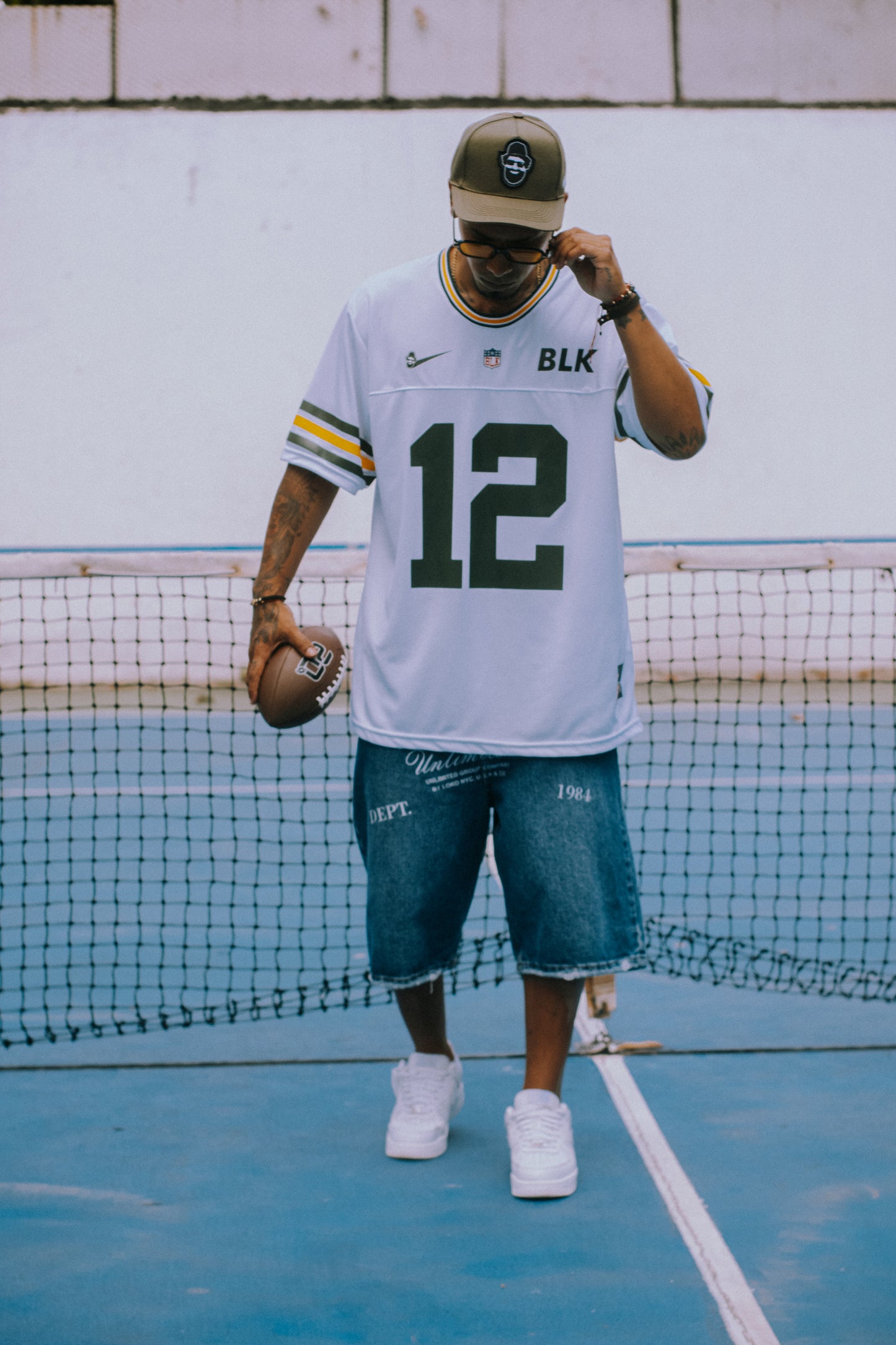 JERSEY NFL BLANCO BY LOKO / OVERSIZE