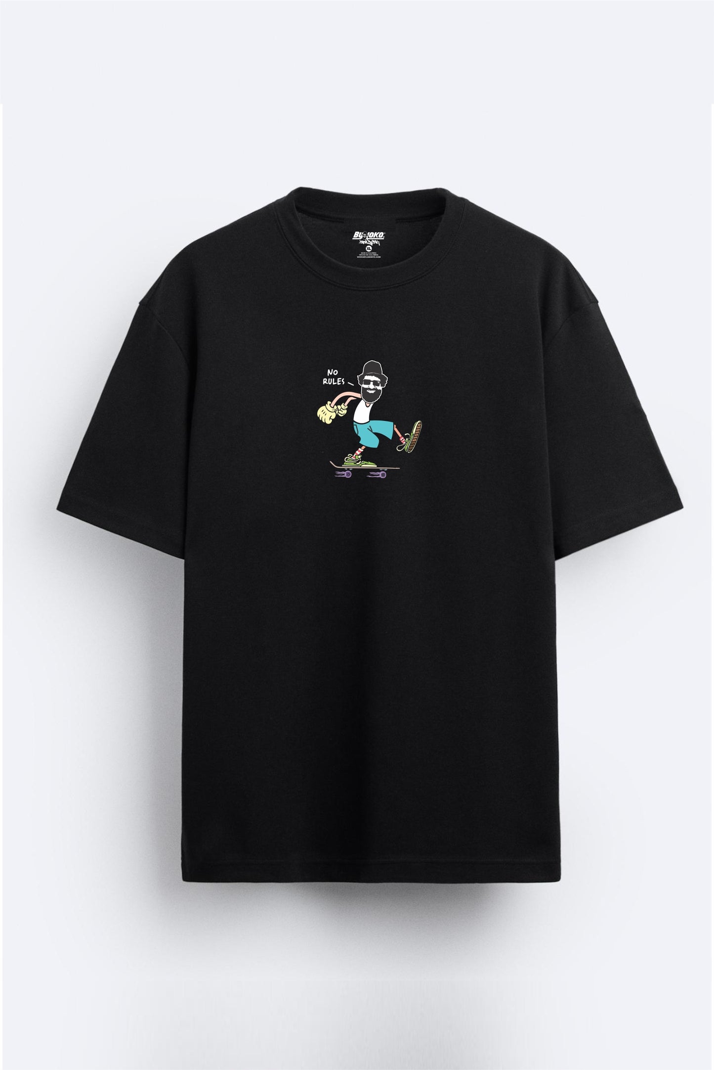 Camiseta Oversizer Vandals 210gr algodón premium