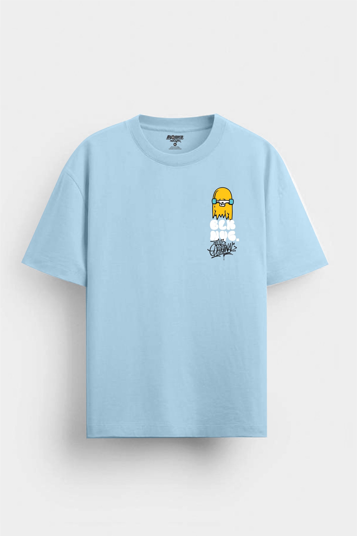 Camiseta Oversize Skate 210gr algodón premium