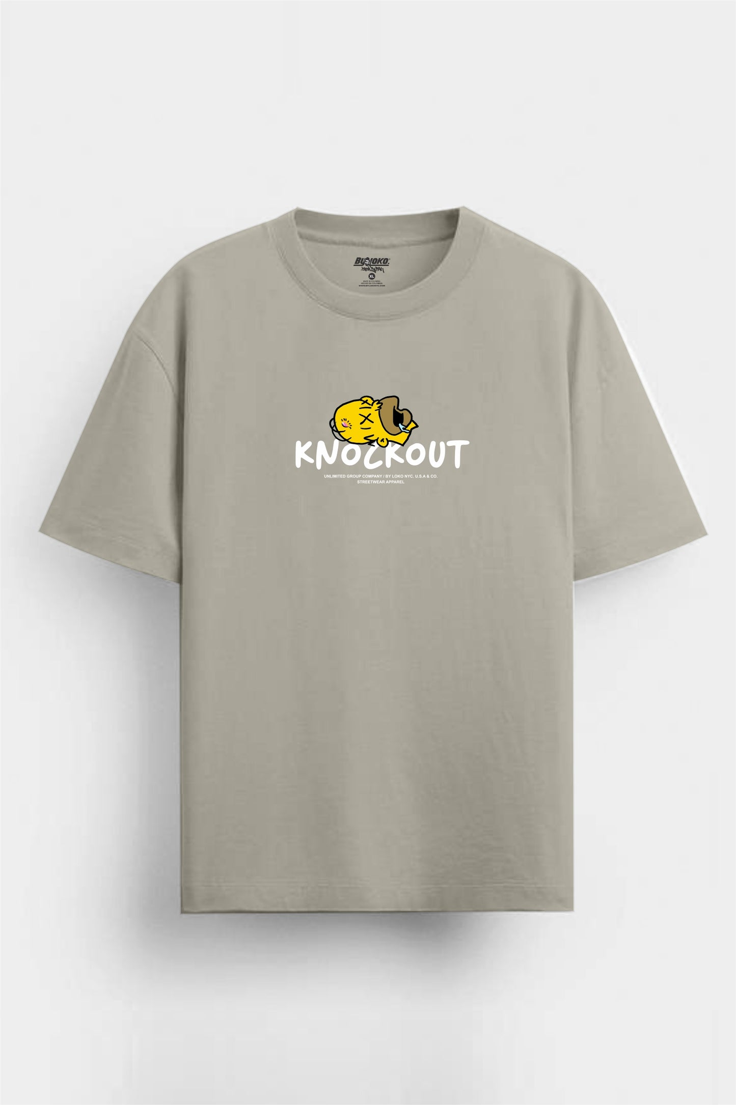 Camiseta Oversize HOMER 210gr algodón premium