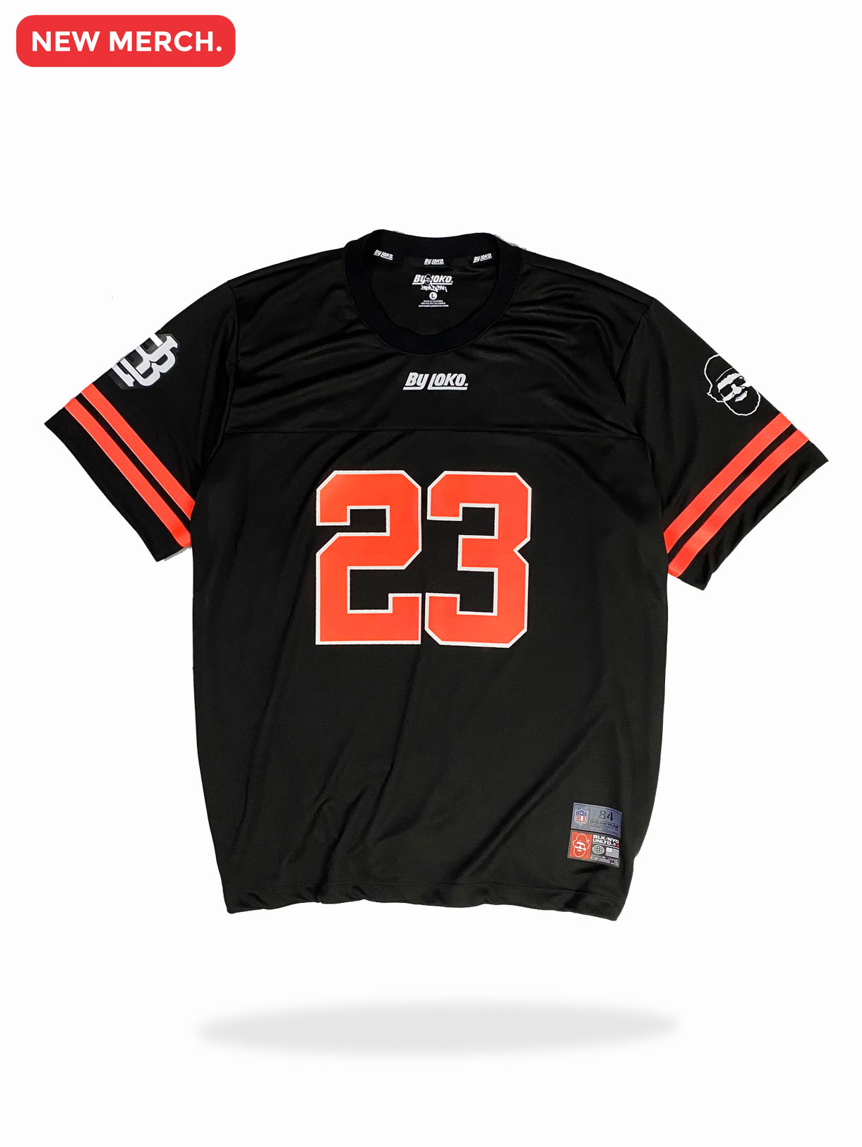 JERSEY NFL NEGRO + NARANJA BY LOKO / OVERSIZE