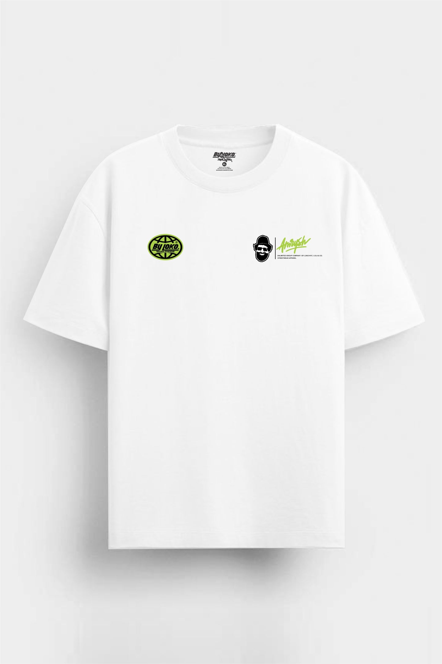 Camiseta Oversize WRLDW 210gr algodón premium