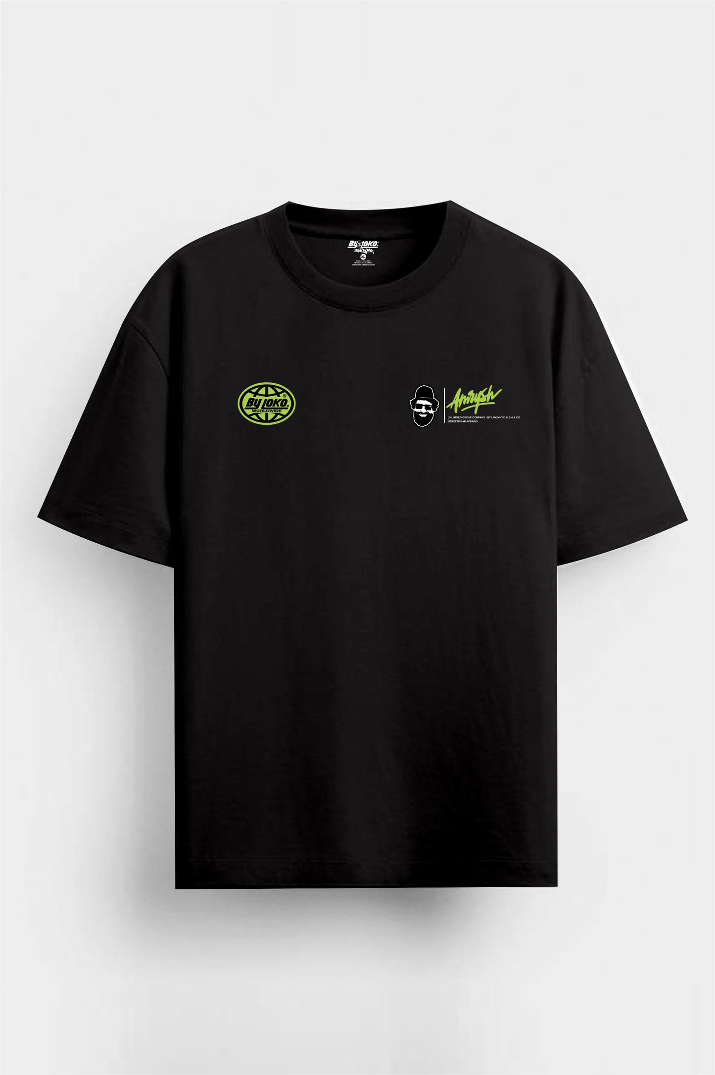 Camiseta Oversize WRLDW 210gr algodón premium