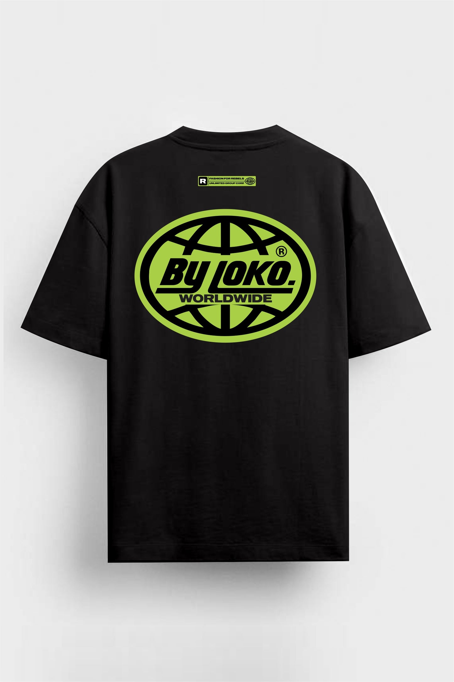 Camiseta Oversize WRLDW 210gr algodón premium