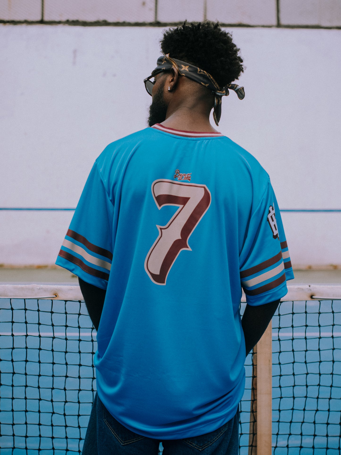 JERSEY NFL AZUL BY LOKO / OVERSIZE