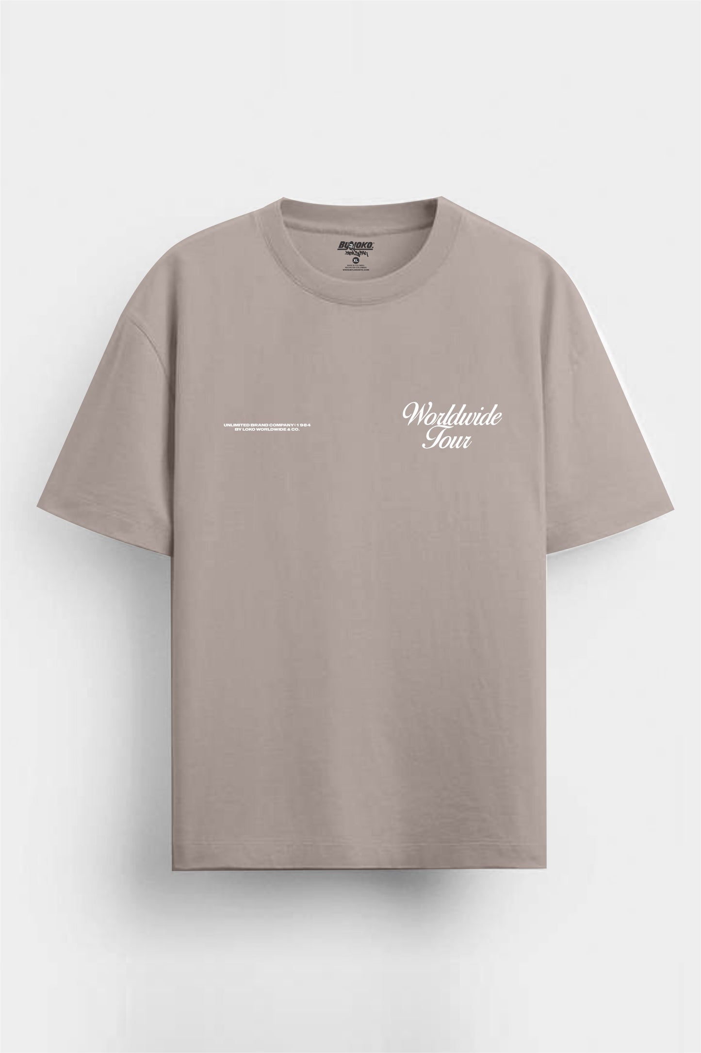 Camiseta Oversize WRDWD  210gr algodón premium
