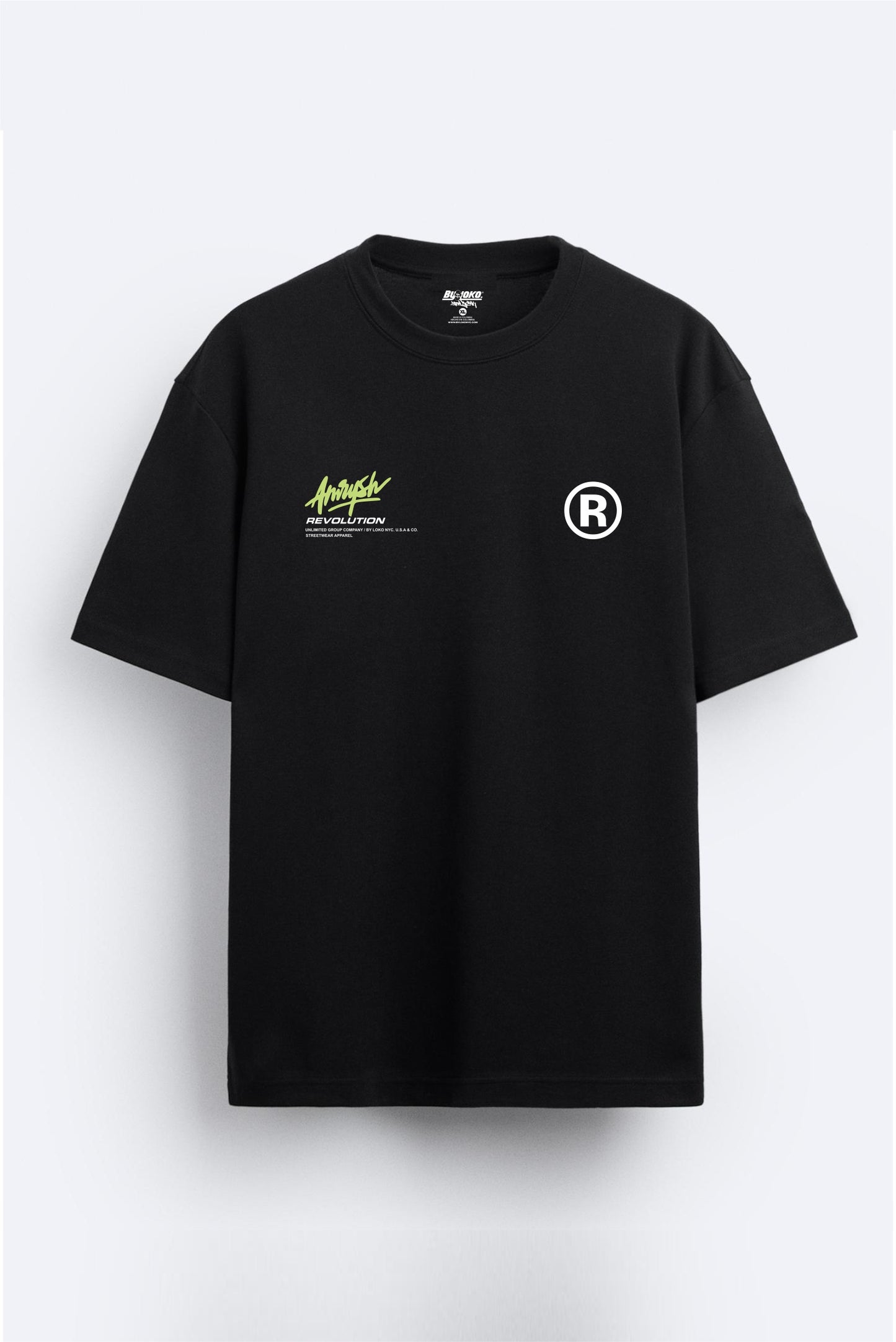 Camiseta Oversize Revolution 210gr algodón premium