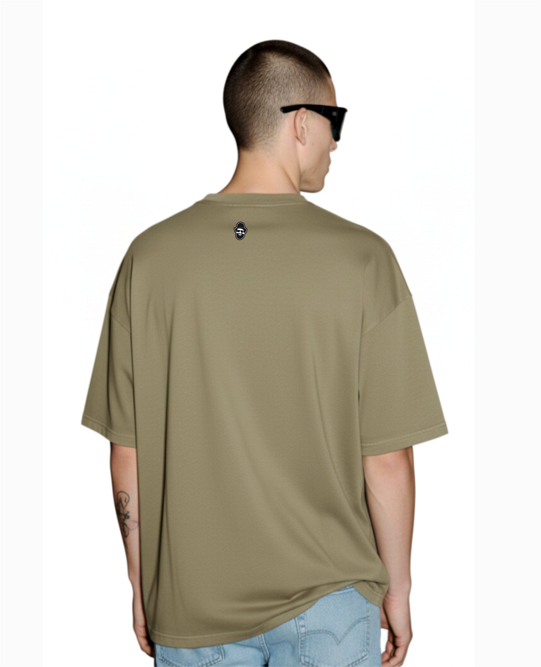 T-SHIRT OVERSIZE BLK STARS