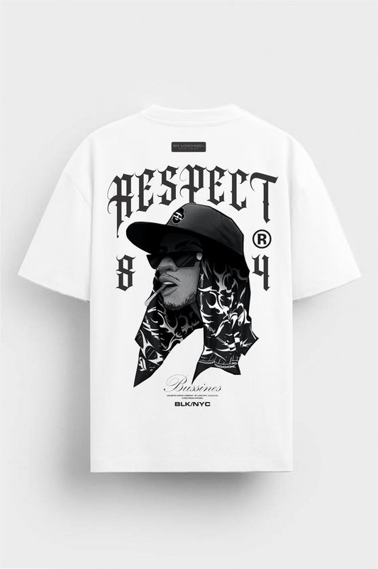 Camiseta Oversize Respect 210gr algodón premium
