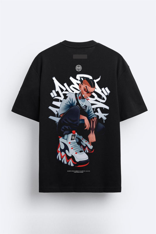 Camiseta Oversize Bad Boy 210gr algodón premium