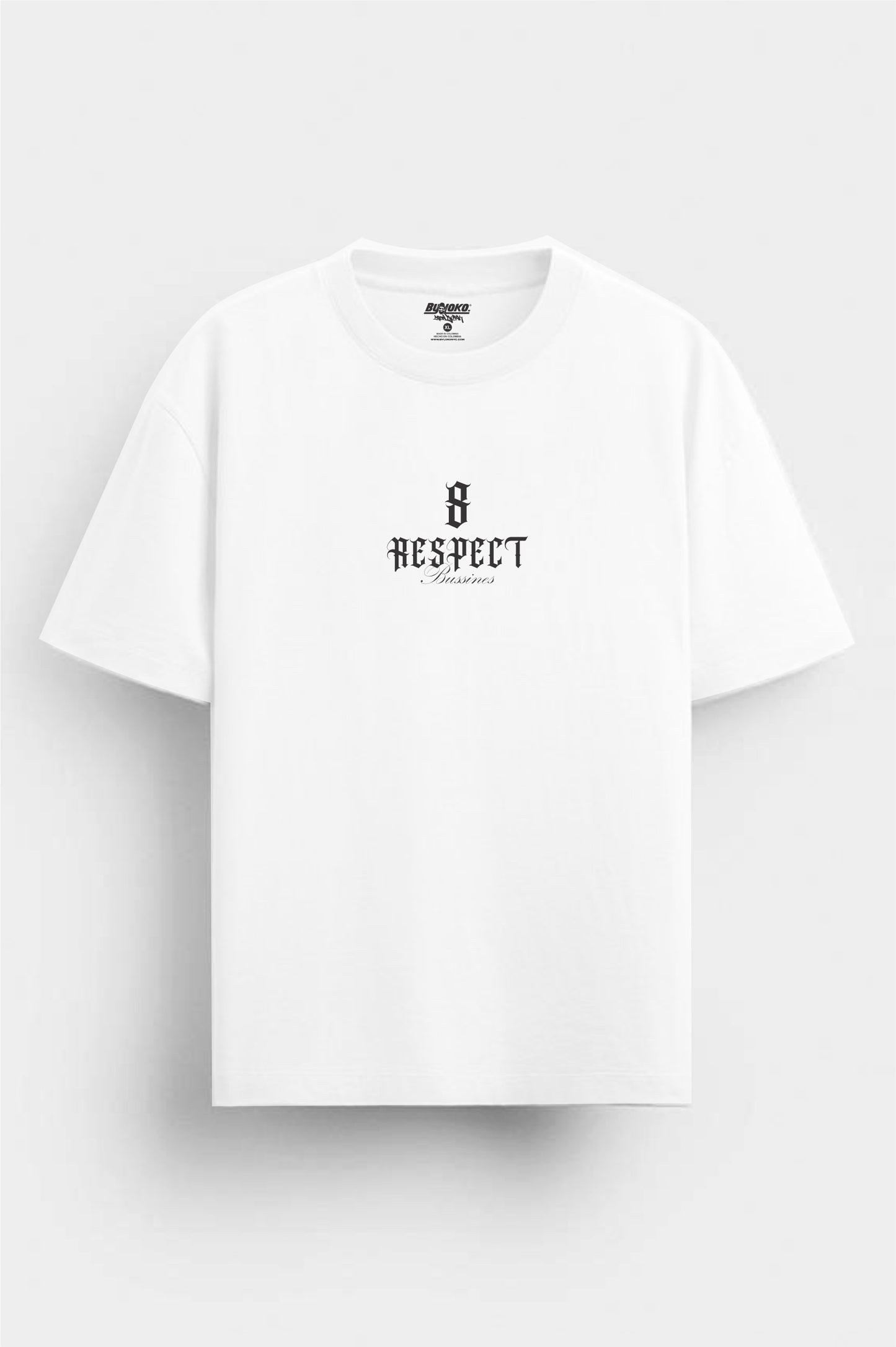 Camiseta Oversize Respect 210gr algodón premium
