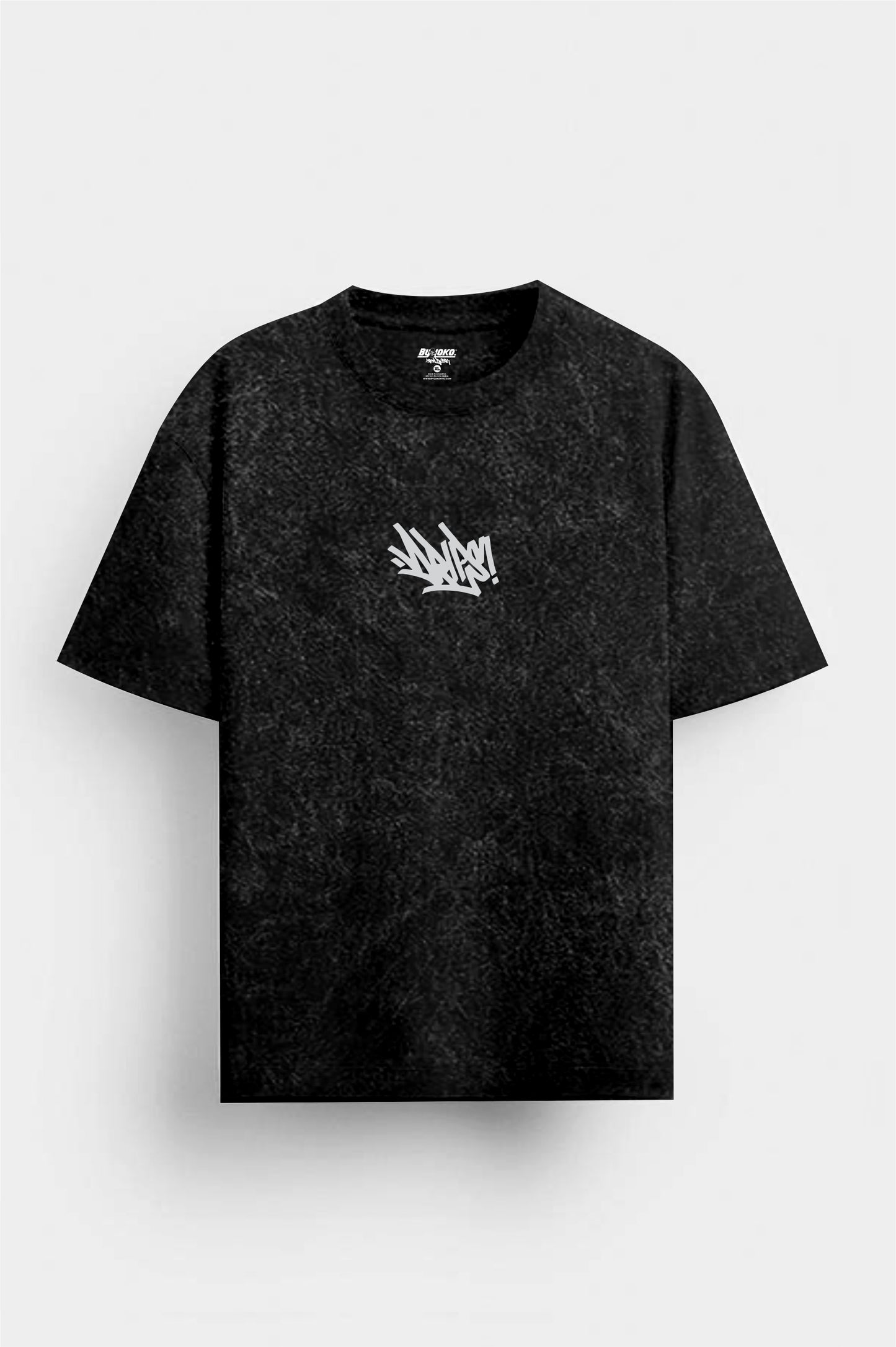 Camiseta Regular Acid Wash Bad Boy 210gr algodón