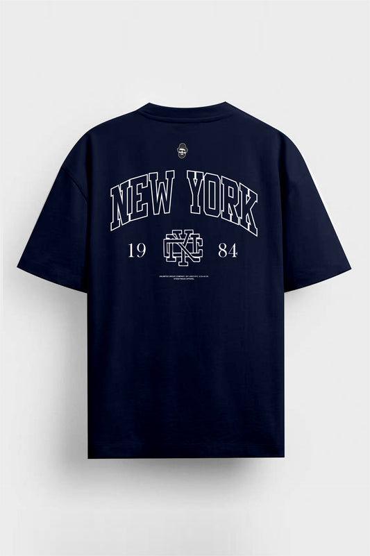 Camiseta Oversize New York 210gr algodón