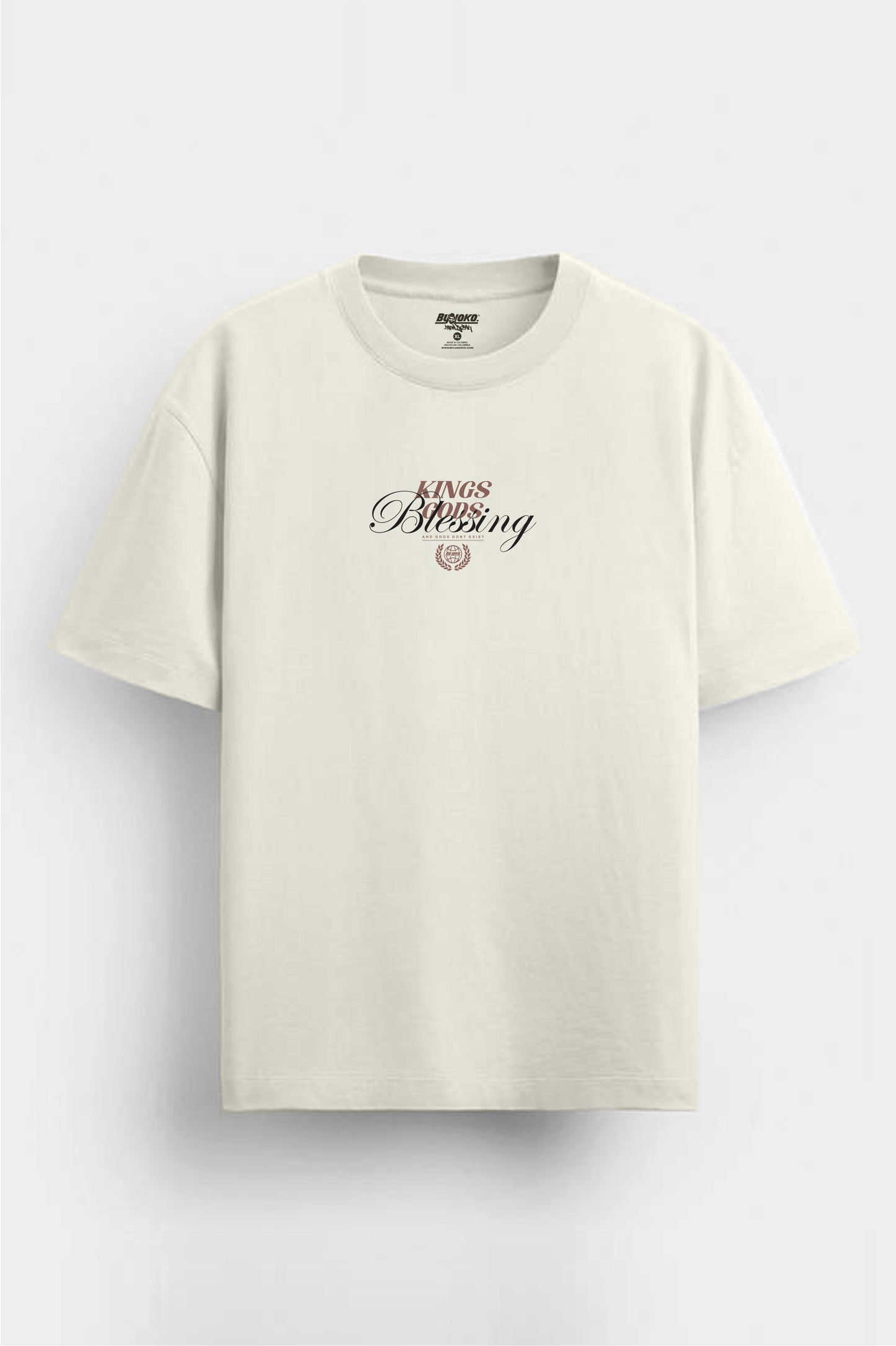 Camiseta Oversize Bless 210gr algodón premium