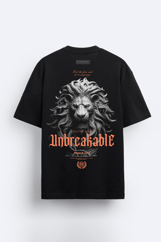 Camiseta Oversize Unbreakable 210gr algodón premium
