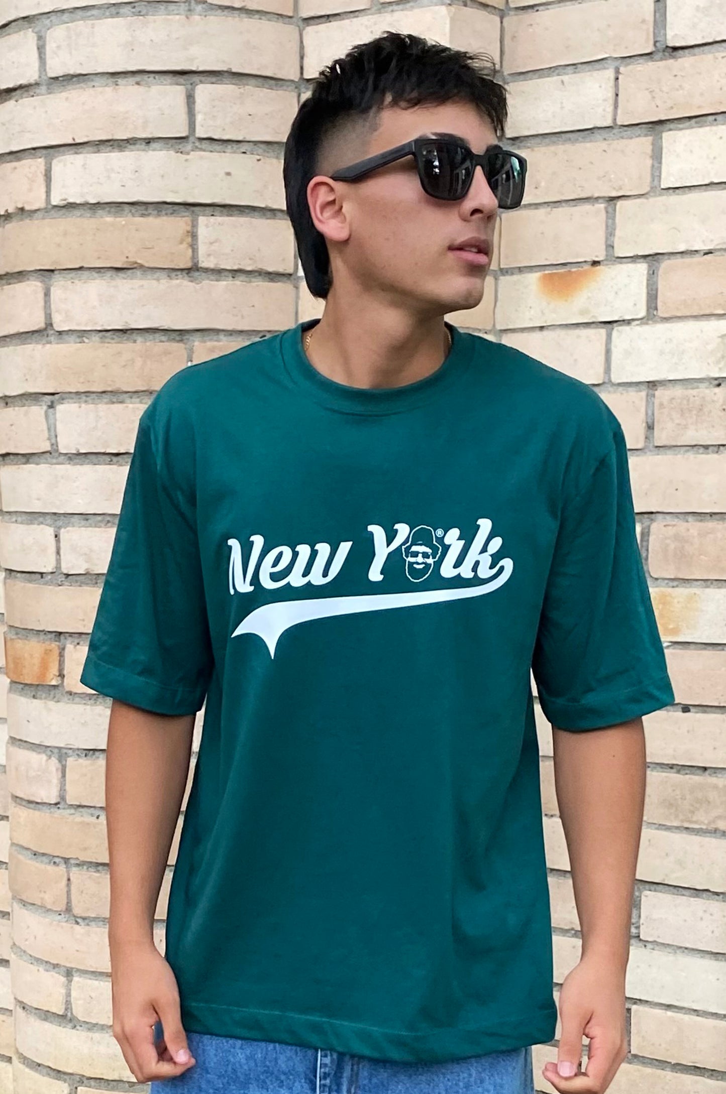 Camiseta Regular New York 210gr algodón