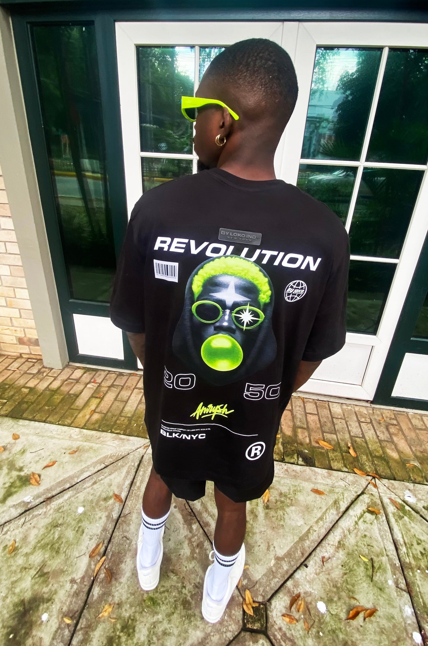 Camiseta Oversize Revolution 210gr algodón premium