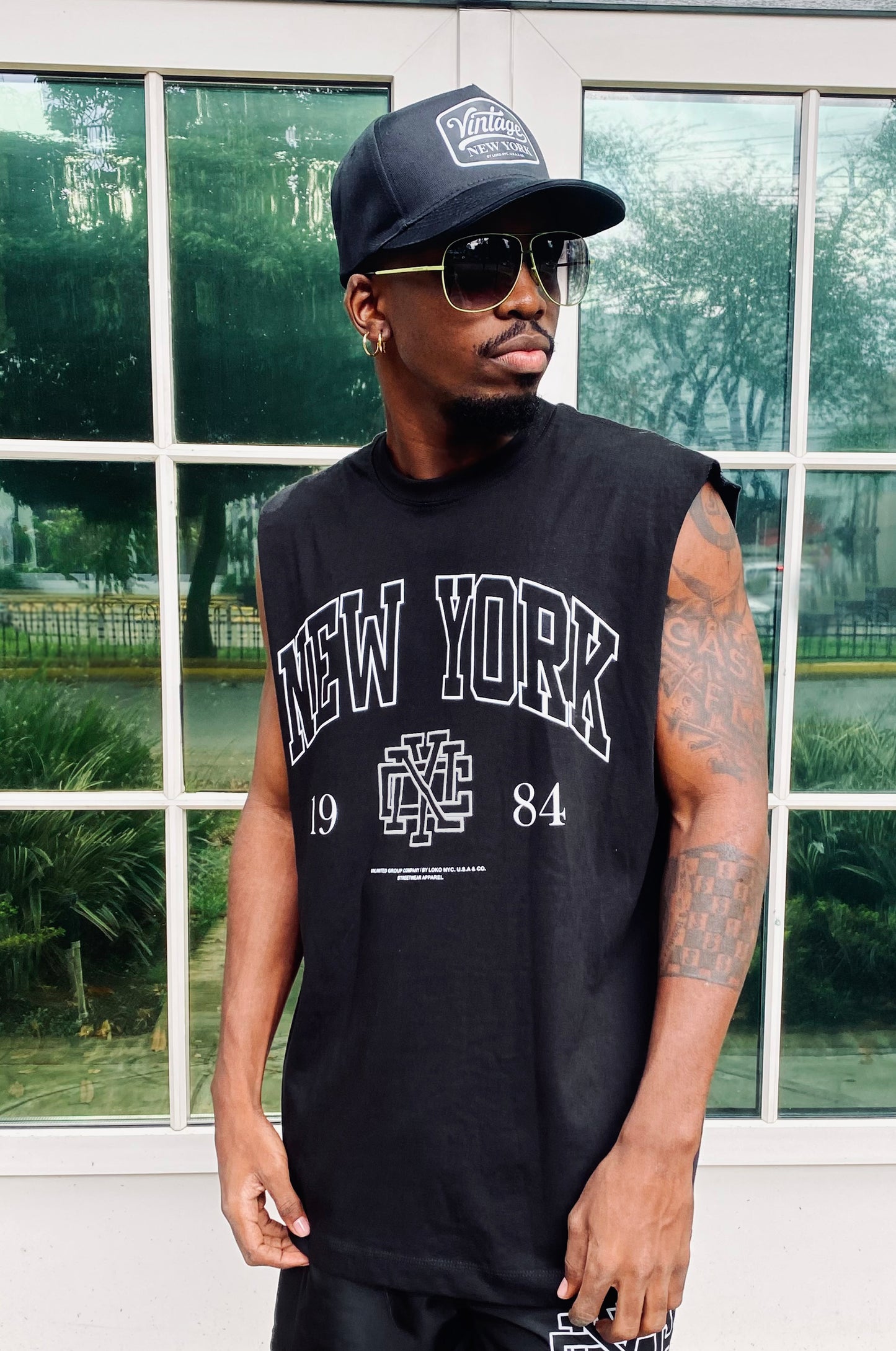 Camiseta Tank NYC 210gr algodón