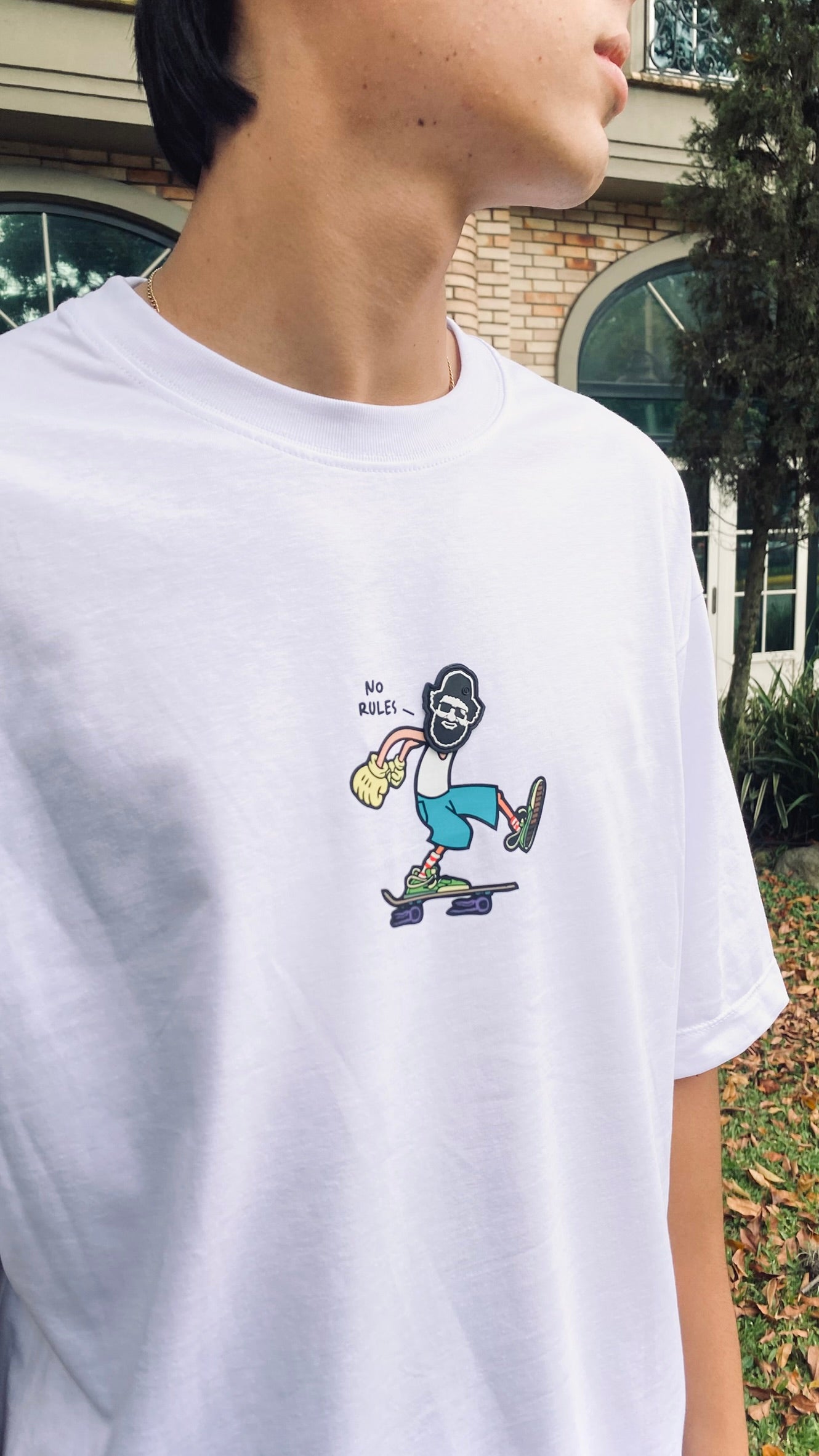Camiseta Oversizer Vandals 210gr algodón premium